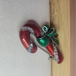 Christmas Candy Cane pin